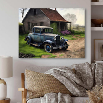 30S Ford Car In Barn V